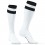 Chaussettes hautes Hard SneakXX Blanc-Noir