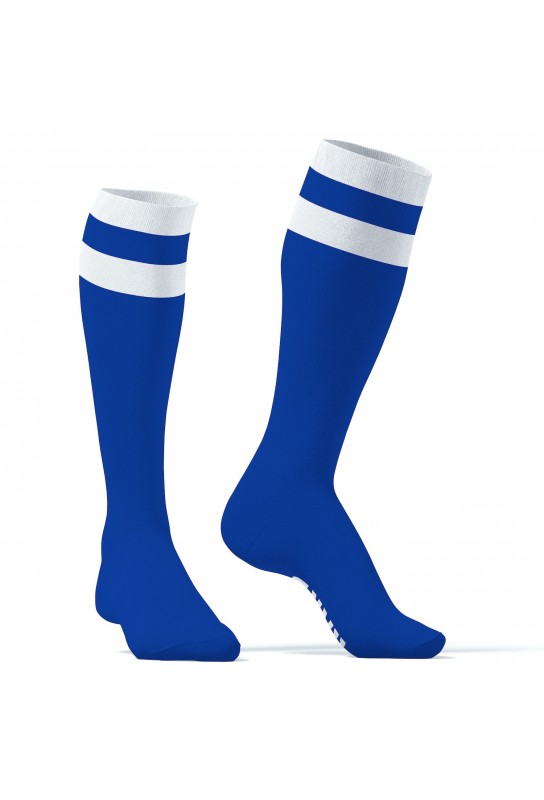 Chaussettes hautes Hard SneakXX Bleu-Blanc 
