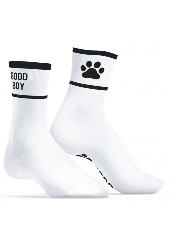 Chaussettes Good Boy Blanc-Noir 