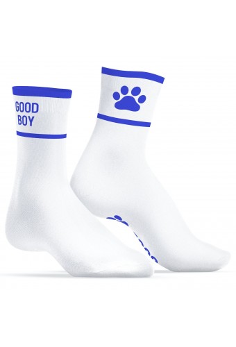 Chaussettes Good Boy Blanc-Bleu 