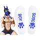 Chaussettes Good Boy Blanc-Bleu 