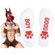 Chaussettes Good Boy Blanc-Rouge 