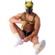 Chaussettes Good Boy Blanc-Jaune 