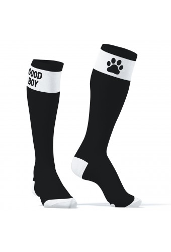 Chaussettes hautes Big Good Boy Noires 