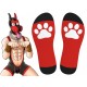 Chaussettes hautes Big Good Boy Rouges 