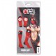 Chaussettes hautes Big Good Boy Rouges 