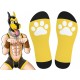 Chaussettes hautes Big Good Boy Jaunes 