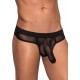 String avec étui pénien HOSE THONG Noir