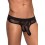 String avec étui pénien HOSE THONG Noir
