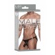 String avec étui pénien HOSE THONG Noir 