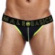 Jockstrap NEON MaleBasics Noir-Jaune 
