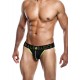 Jockstrap NEON MaleBasics Noir-Jaune 