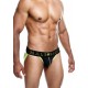 Jockstrap NEON MaleBasics Noir-Jaune 
