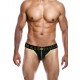 Jockstrap NEON MaleBasics Noir-Jaune 