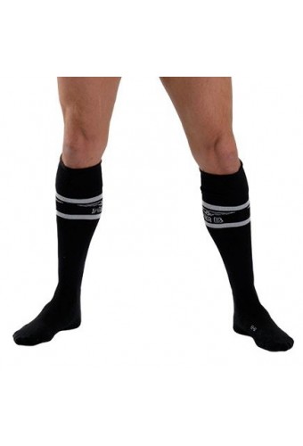 Chaussettes hautes URBAN FOOTBALL SOCKS Noir-Blanc 