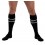 Chaussettes hautes URBAN FOOTBALL SOCKS Noir-Blanc