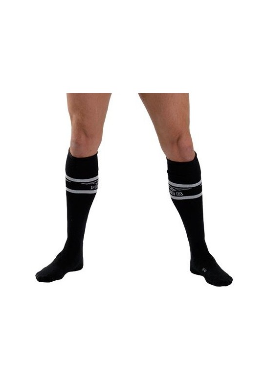 Chaussettes hautes URBAN FOOTBALL SOCKS Noir-Blanc 