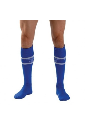 Chaussettes hautes URBAN FOOTBALL SOCKS Bleu-Blanc 