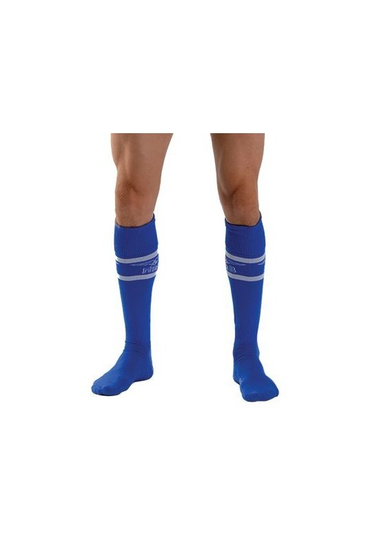 Chaussettes hautes URBAN FOOTBALL SOCKS Bleu-Blanc 