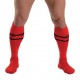Chaussettes hautes URBAN FOOTBALL SOCKS Rouge-Noir 