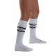 Chaussettes hautes URBAN FOOTBALL SOCKS Blanc-Noir 