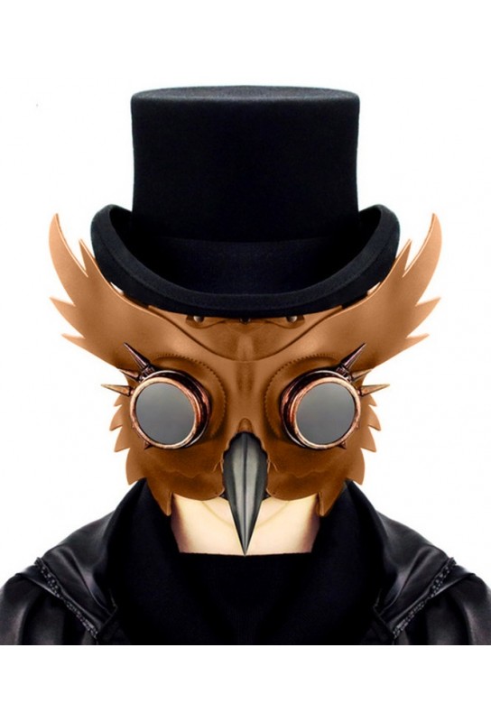 Masque STEAMPUNK Hibou 