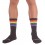 Chaussettes noires PRIDE GYM Rainbow