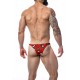 Slip sexy Brazilian Rouge-Coeurs 