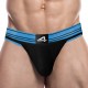 Jockstrap Rugby Noir-Bleu 