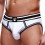 Bottomless OPEN BRIEF Prowler Blanc-Noir