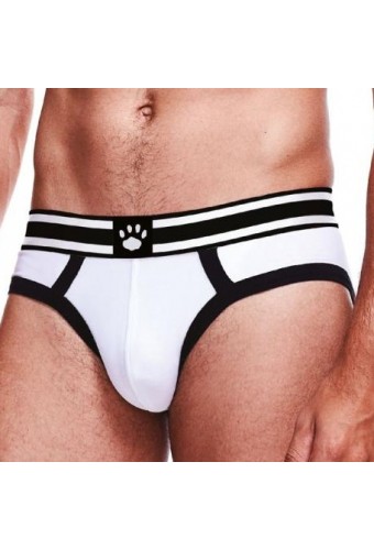 Slip Brief Prowler Blanc-Noir 