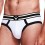 Slip Brief Prowler Blanc-Noir