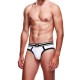 Slip Brief Prowler Blanc-Noir 