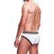 Slip Brief Prowler Blanc-Noir 