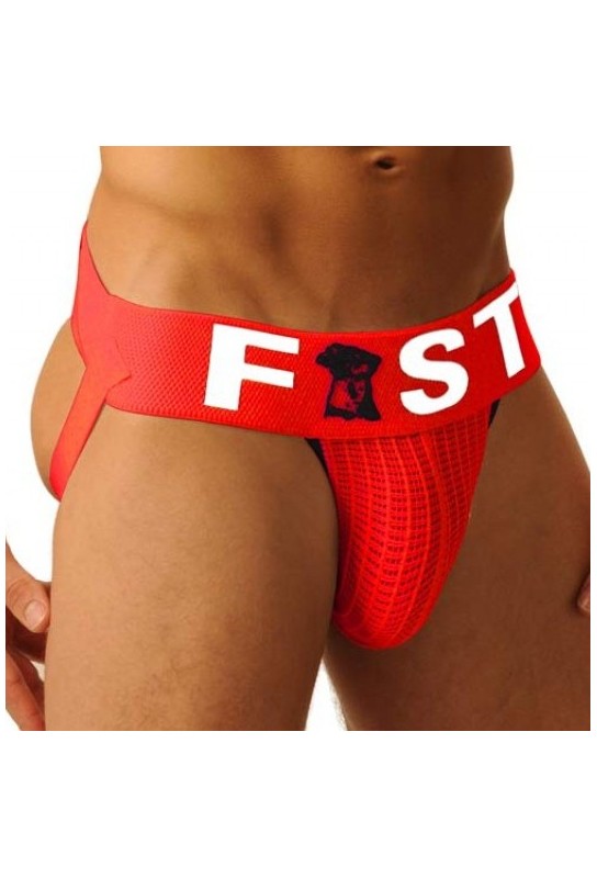 Jockstrap Fist Logo Rouge 