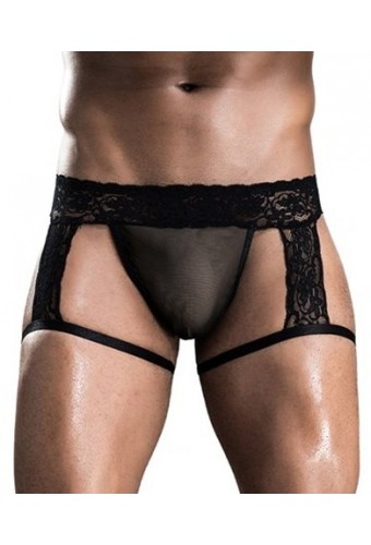 Boxer string sexy Dentelle Noir 