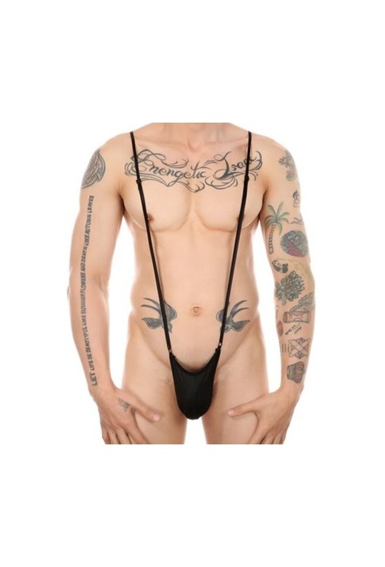 Singlet fin Strappia Noir 