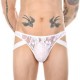 Jock String Dentelle Lowstic Blanc 