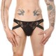 Jock string Dentelle Lowstic Noir 