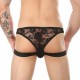 Jock string Dentelle Lowstic Noir 