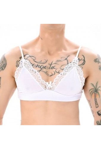 Soutien-Gorge Lace Border Blanc 