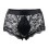 Boxer ouvert en dentelle Lacien Noire