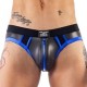 Jockstrap en néoprène Jock Brief Mr B Noir-Bleu 