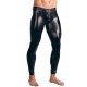 Pantalon look Vinyle Zip Show Noir 