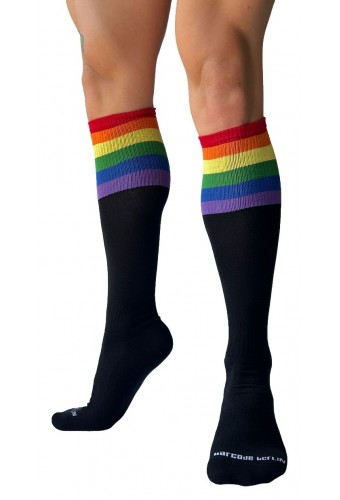 Chaussettes hautes Pride Football Noires 