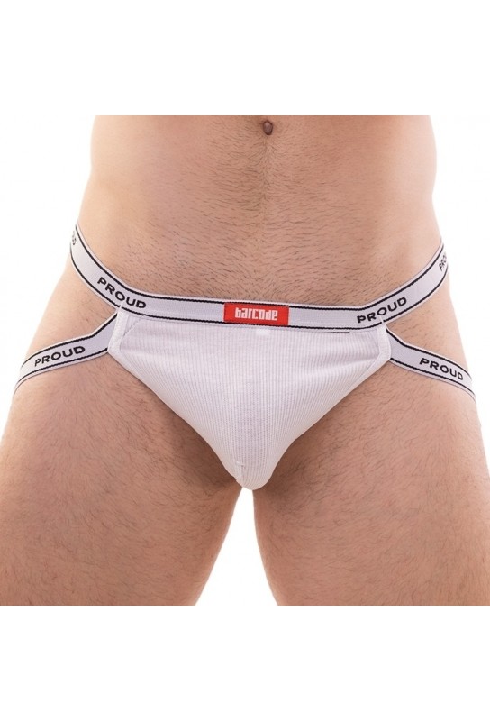 Rib Jock Proud Boy Blanc 