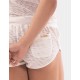 Short filet Aachet Blanc 