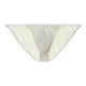 Slip sexy Shiny Line Argenté 