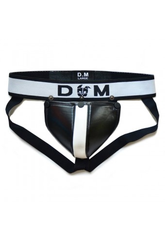 Jockstrap Neo Dungeon Noir-Blanc 