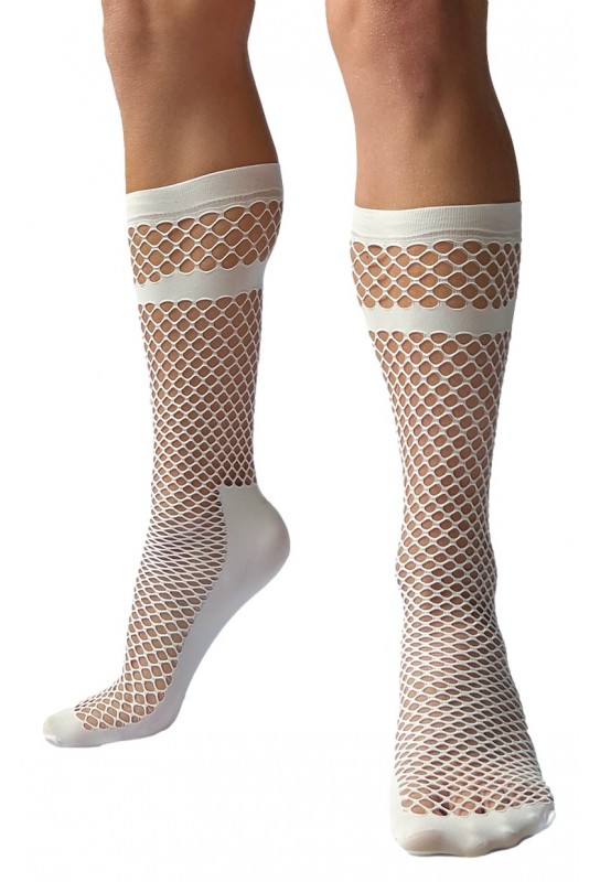 Chaussettes Filet Paris Blanches 